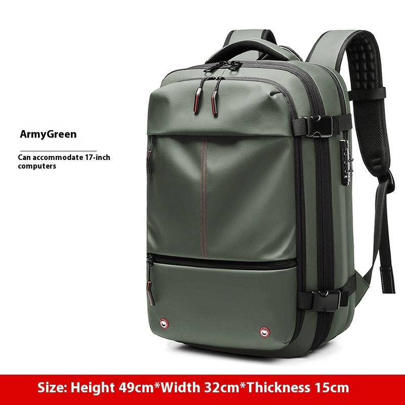 Sac à Dos de Voyage Homme - Compressible et Multifonction avec Compartiment Ordinateur