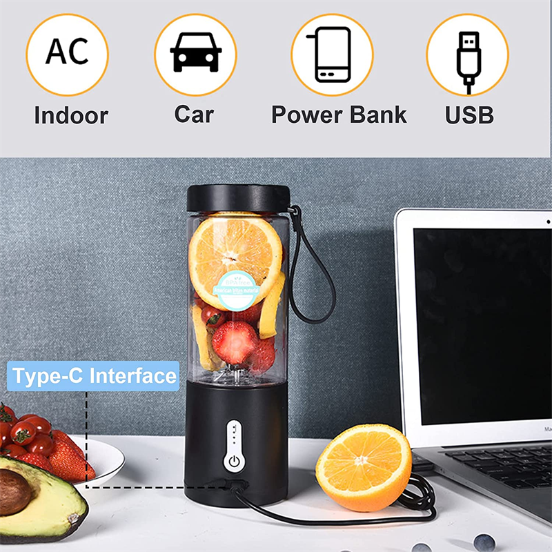 New Portable Blender Hand Operated Juice Extractor Portable Fruit Cooking Kitchen Supplies