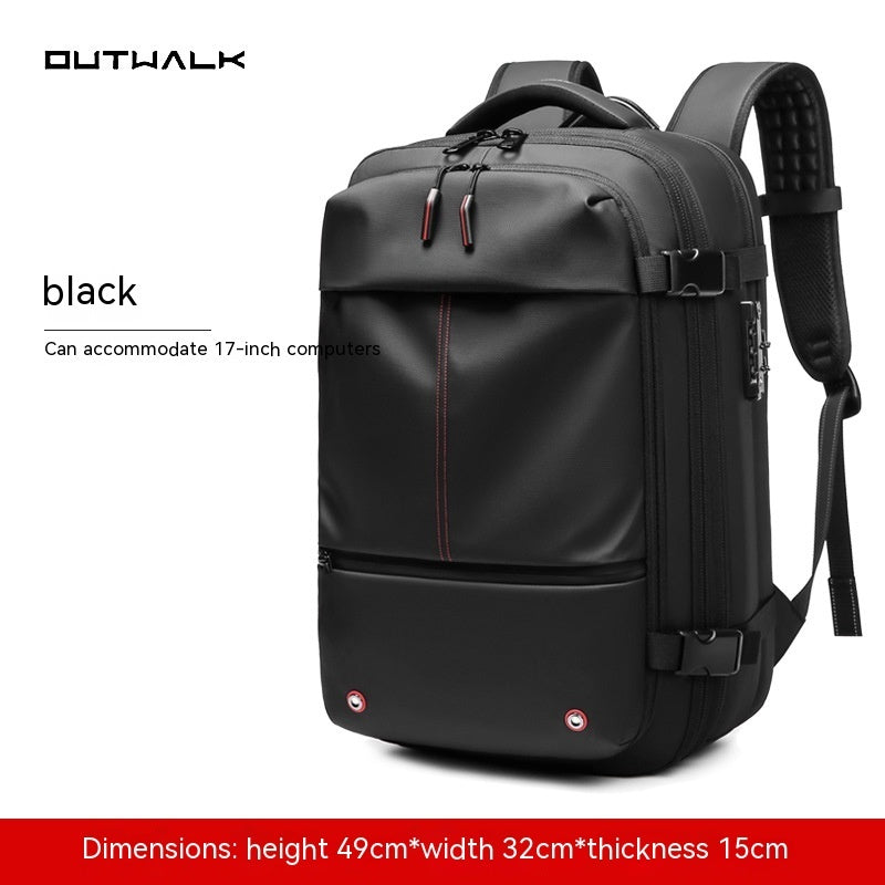 Sac à Dos de Voyage Homme - Compressible et Multifonction avec Compartiment Ordinateur