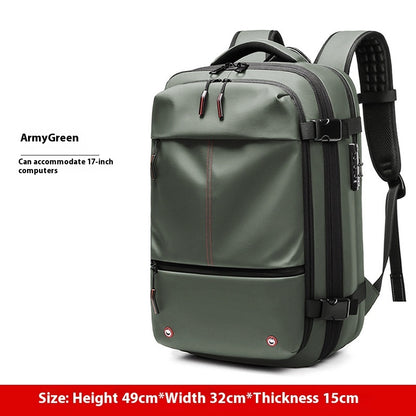 Sac à Dos de Voyage Homme - Compressible et Multifonction avec Compartiment Ordinateur