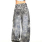 PANTALON CARGO FEMME CAMOUFLAGE | Taille Haute - Coupe Ample Streetwear - Style Urbain Décontracté