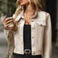 Veste Femme en Daim Court - Blazer Trendy