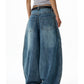 JEAN WIDE LEG FEMME | Coupe Droite à Grandes Poches
