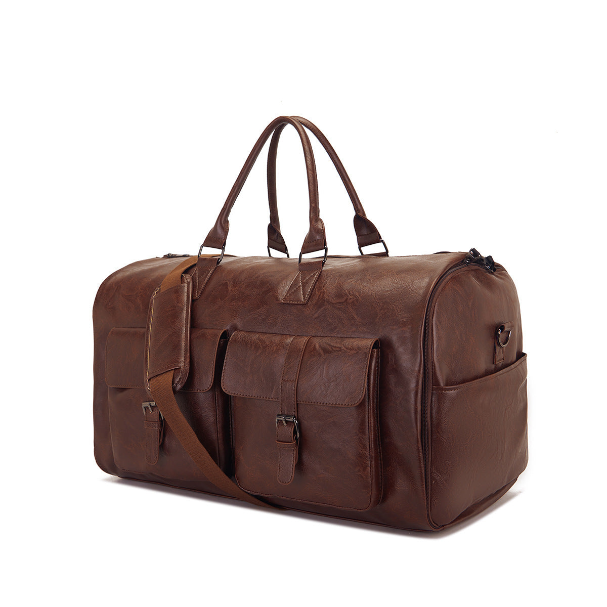 Sac de voyage portable en cuir