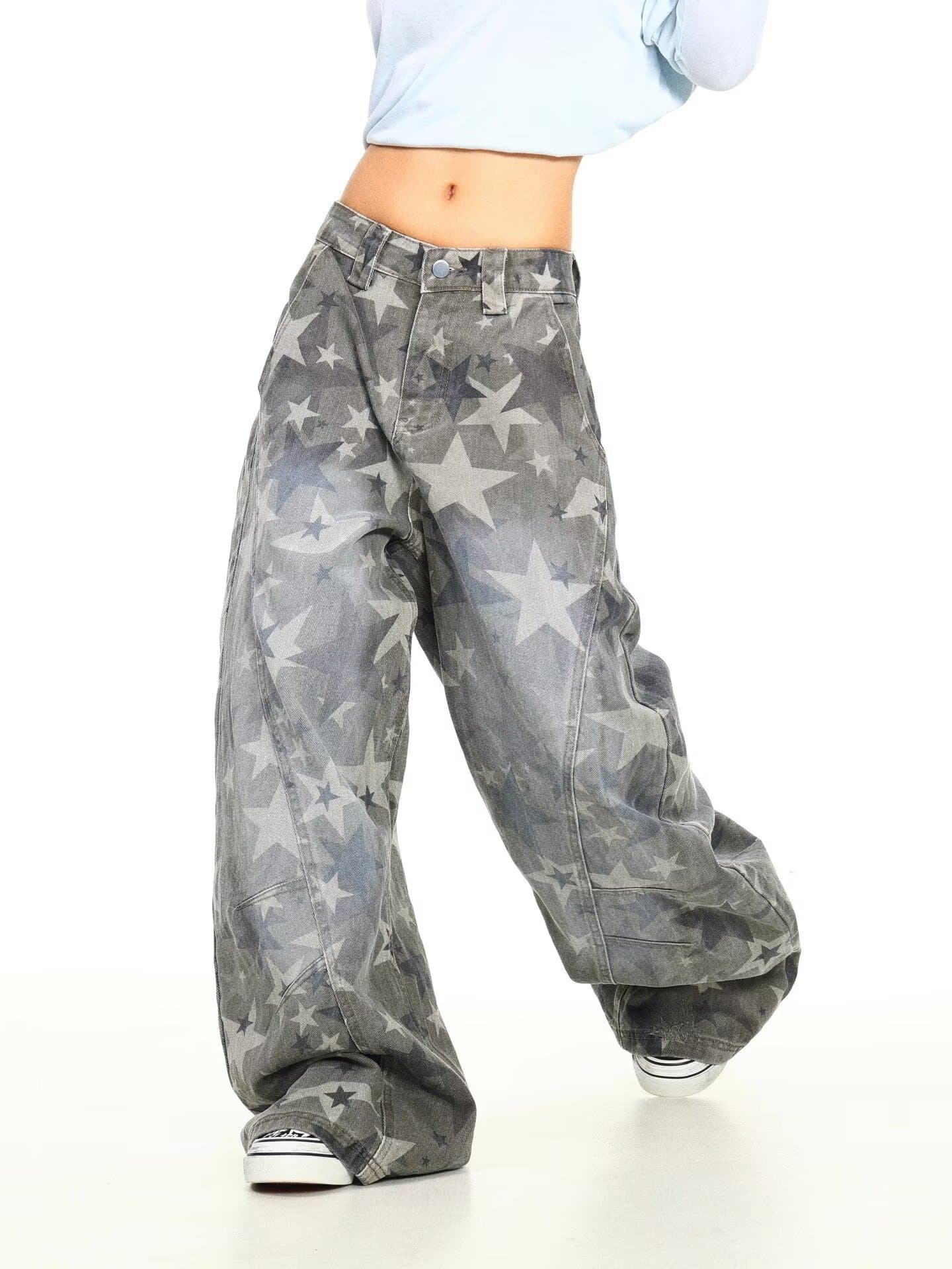 PANTALON CARGO FEMME CAMOUFLAGE | Taille Haute - Coupe Ample Streetwear - Style Urbain Décontracté