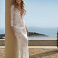 Robe de Plage Tunique Longue - Coton Blanc - Style Crochet
