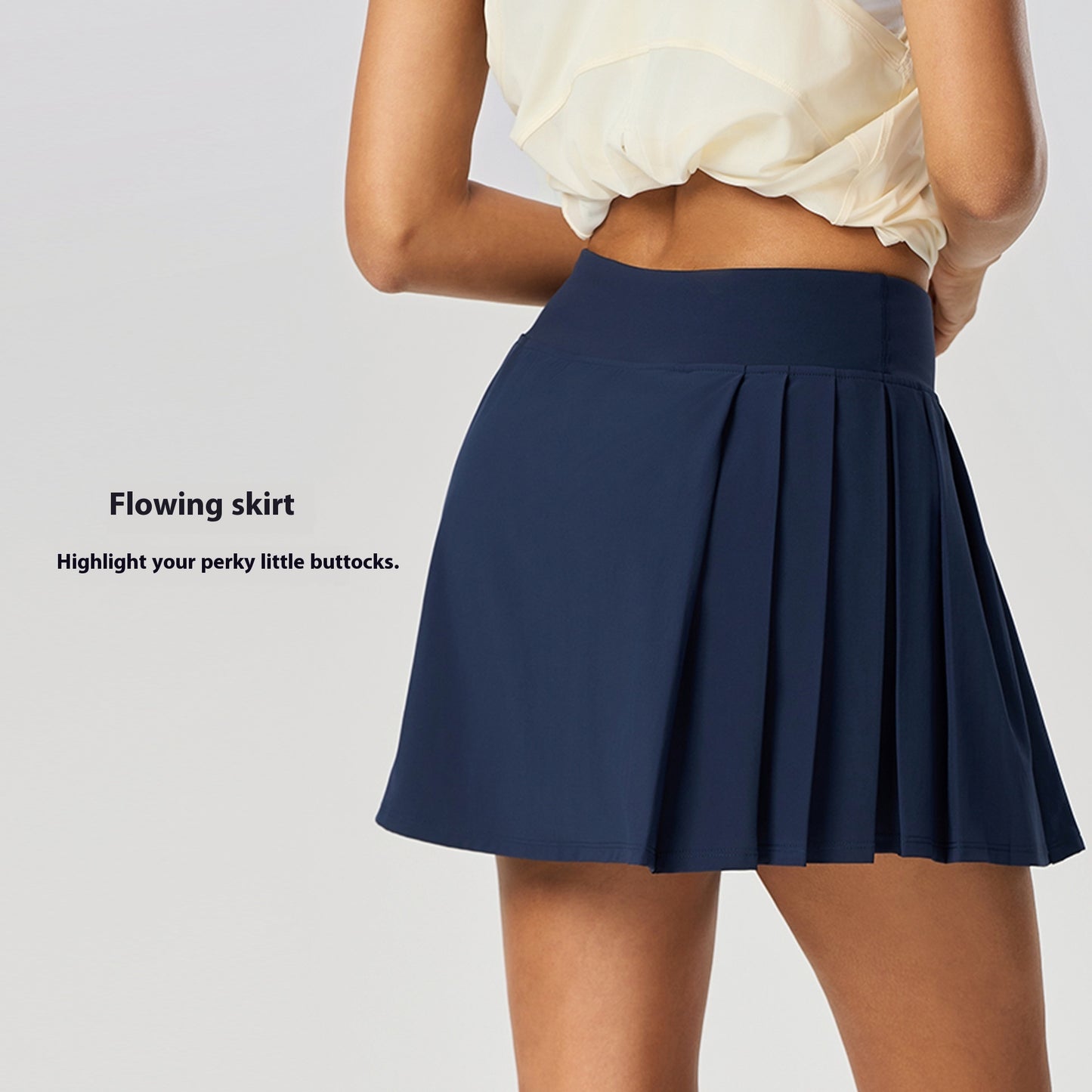 Short de Yoga Ample Respirant - Séchage Rapide - Anti Transparent