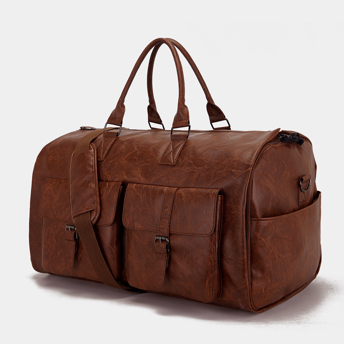 Sac de voyage portable en cuir