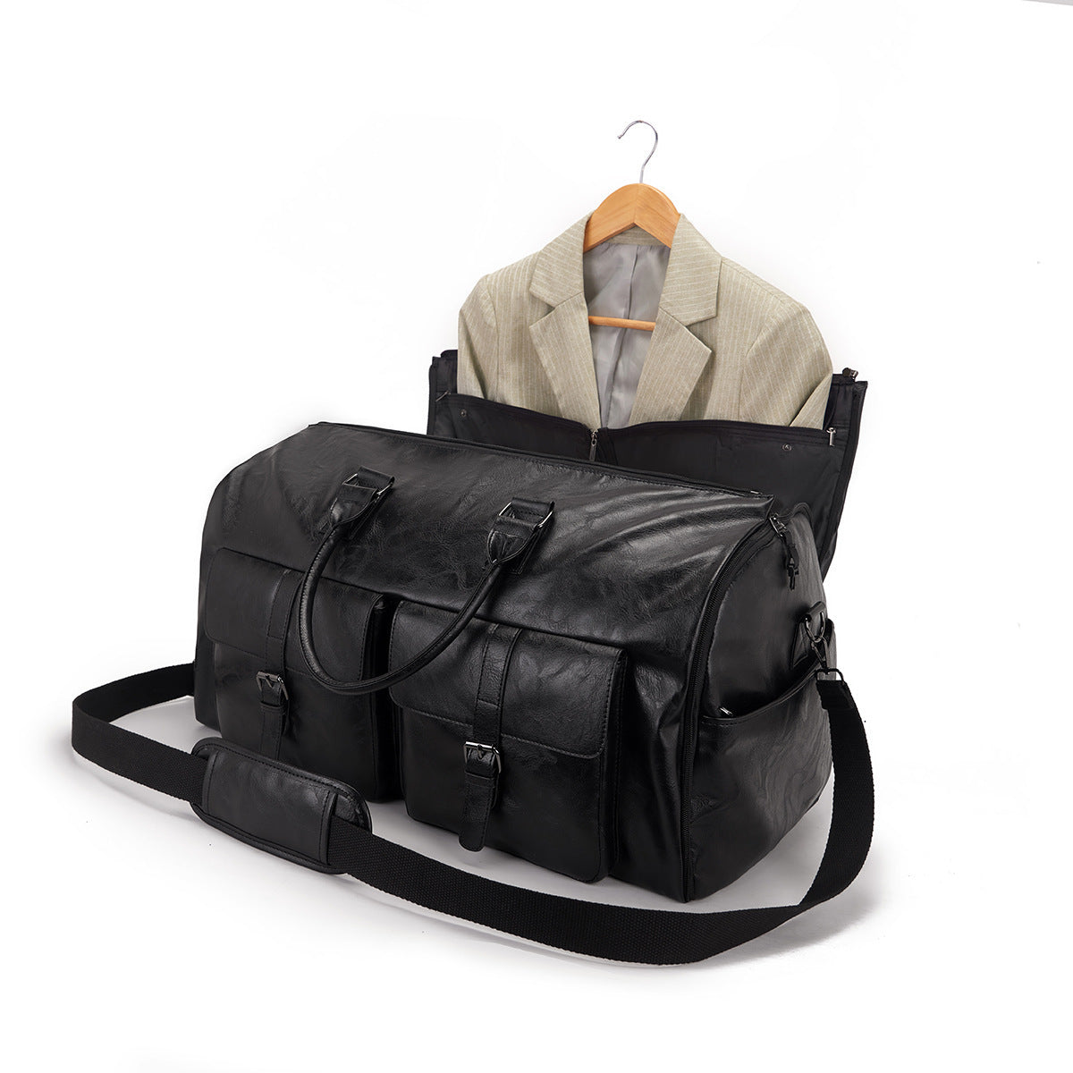 Sac de voyage portable en cuir