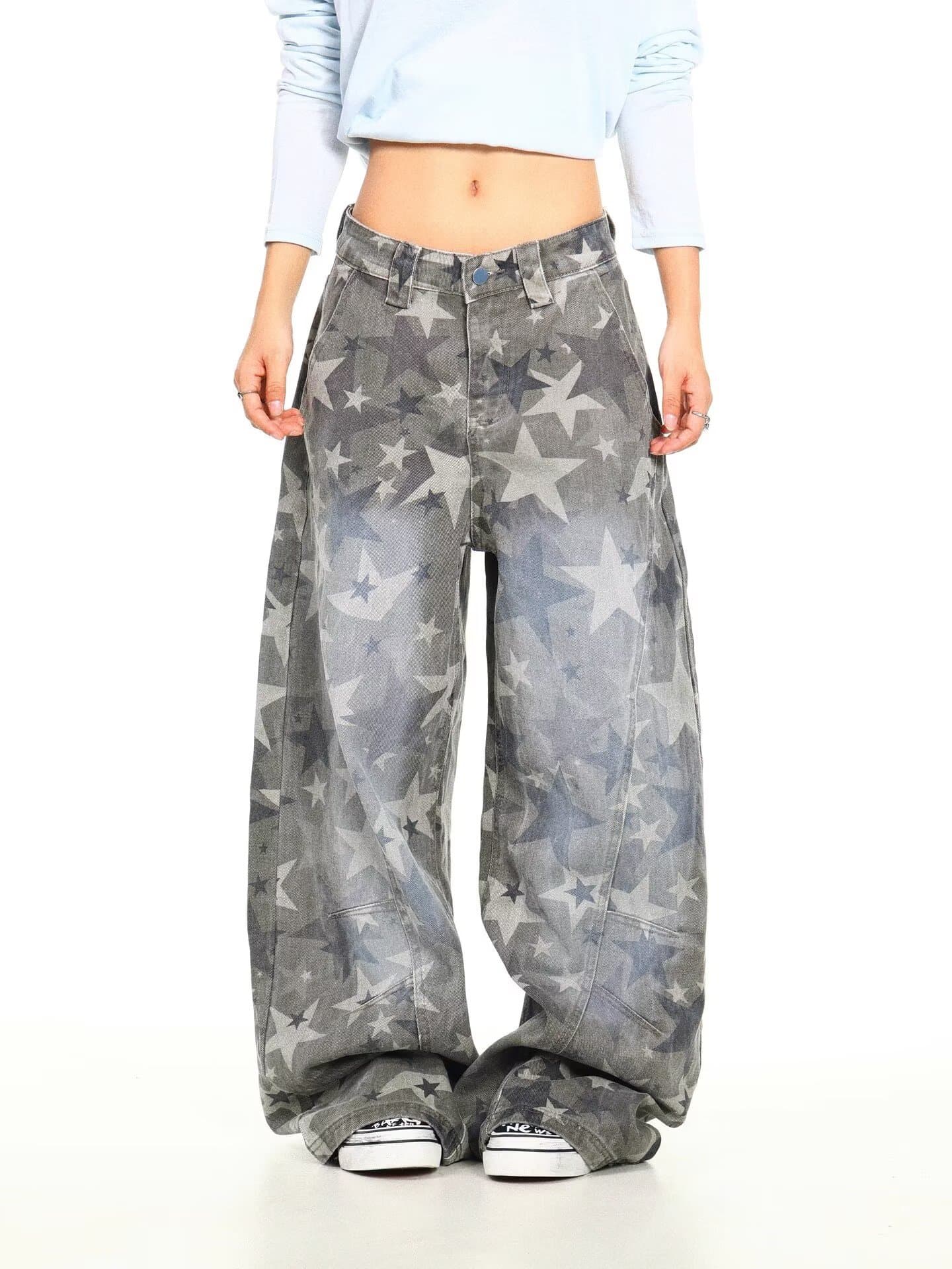 PANTALON CARGO FEMME CAMOUFLAGE | Taille Haute - Coupe Ample Streetwear - Style Urbain Décontracté