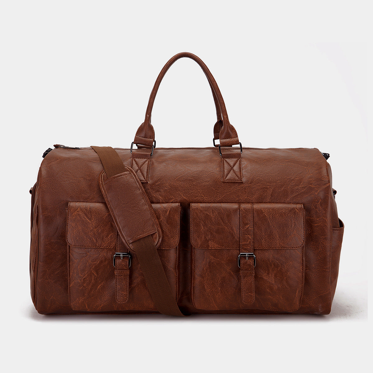 Sac de voyage portable en cuir