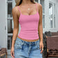 Caraco Femme Ultra Court - Haut Débardeur Uni - TOP DESTINATIONS
