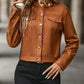 Veste Femme en Daim Court - Blazer Trendy