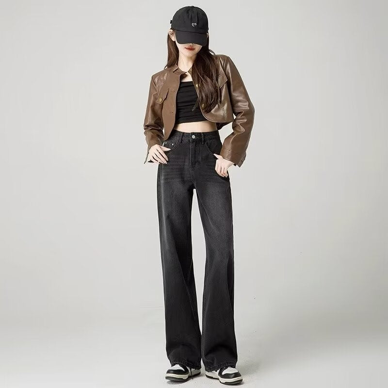 High Waist Loose All-match Oversized Long Pants Tide