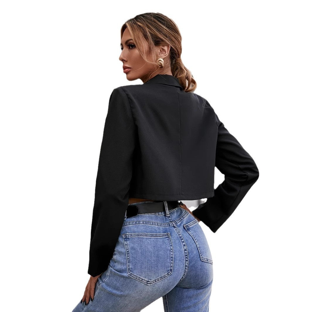 Veste Crop Casual Tendance - Mode Streetwear