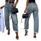 Jeans Loose Femme | Pantalon Baggy Hipster Coupe Boyfriend