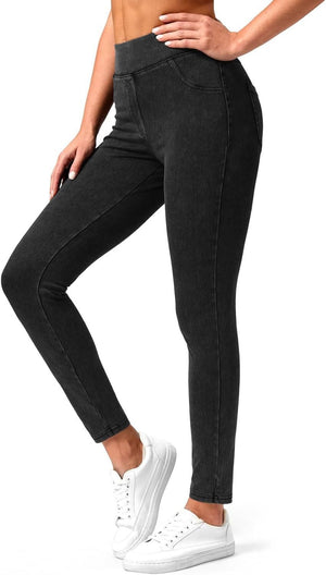 Legging Denim Barbie Taille Haute - Effet Amincissant Hanches