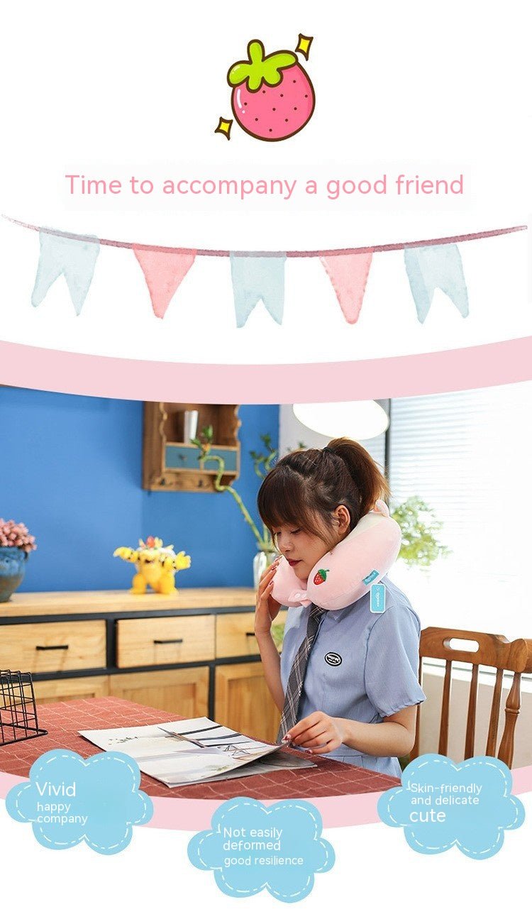 Oreiller de Voyage Cervical en Mousse Mémoire - TOP DESTINATIONS