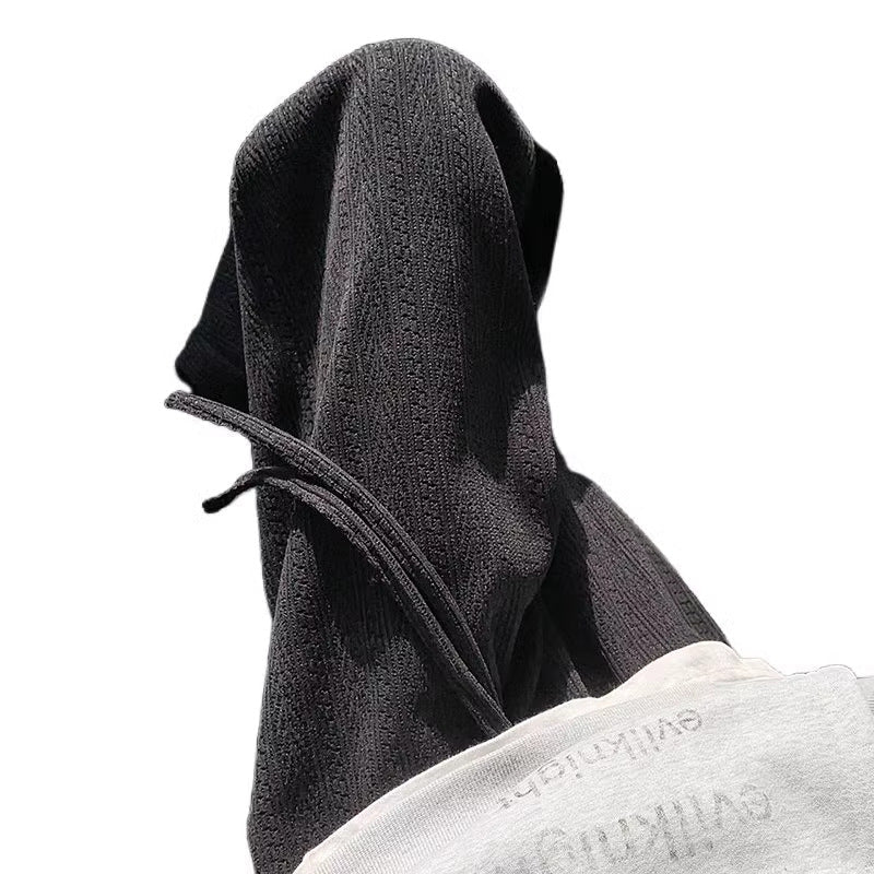 Pantalon Homme Casual Style Rétro - Jambe Large Drapé - Tissu Léger - TOP DESTINATIONS